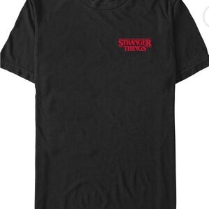 Stranger Things Black Graphic Tee for Men (SIZE S,M,L,2XL)